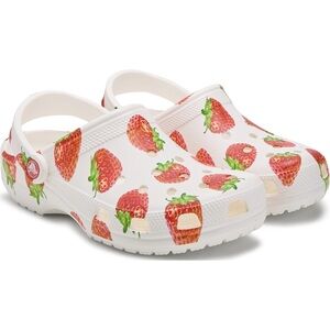 🍓 CROCS Classic Fresh Fruits Strawberry Pattern Clogs
